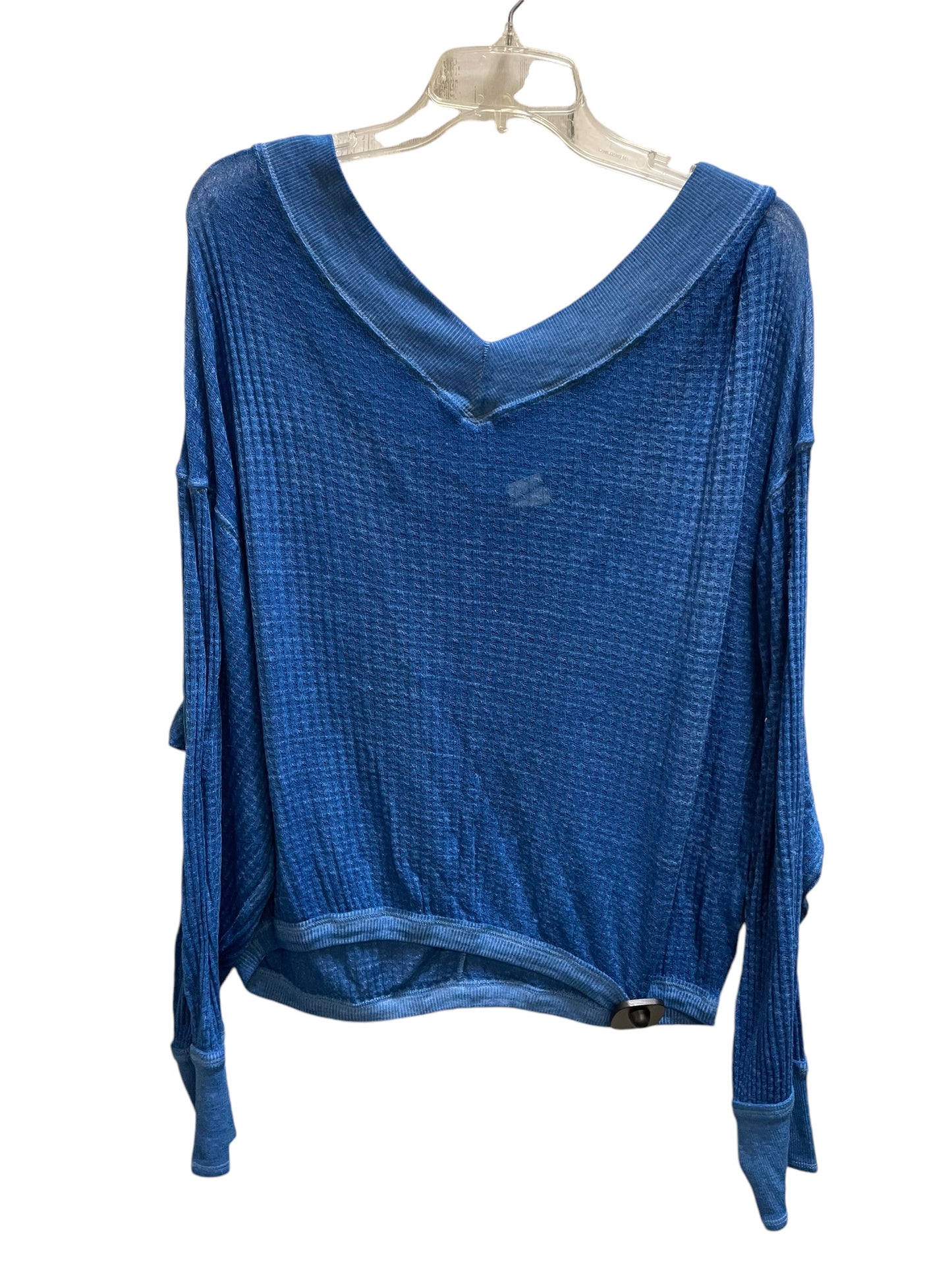 Top Long Sleeve By We The Free In Blue, Size: M