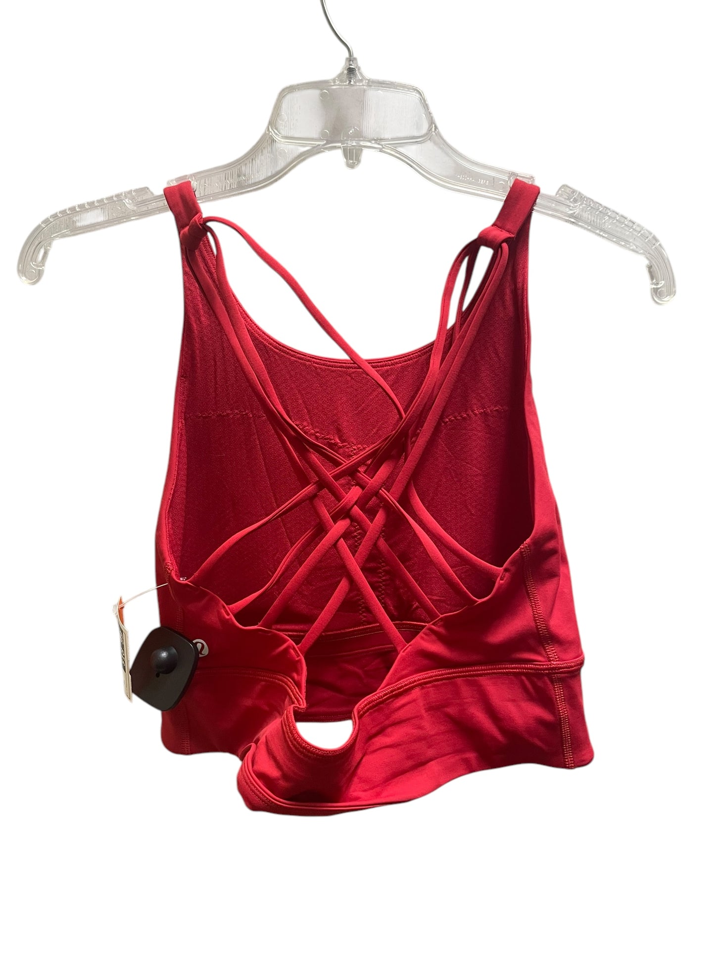 Athletic Bra By Lululemon In Red, Size: 12