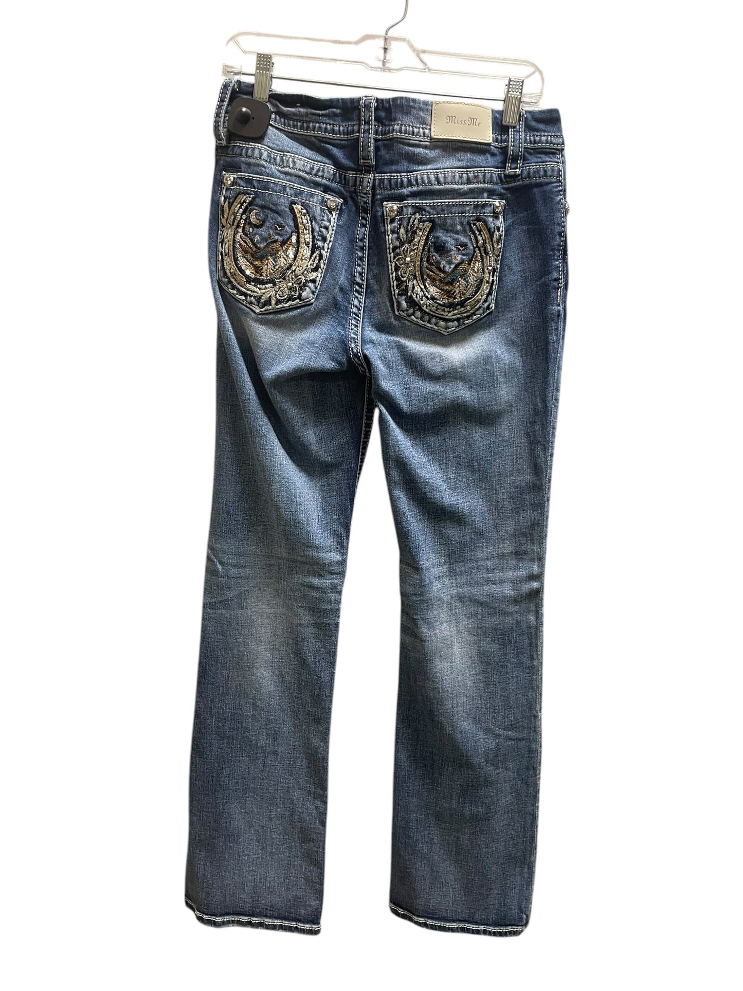 Jeans Boot Cut By Miss Me In Blue Denim, Size: 10