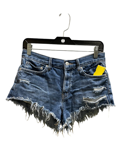 Shorts By Free People In Blue Denim, Size: 0