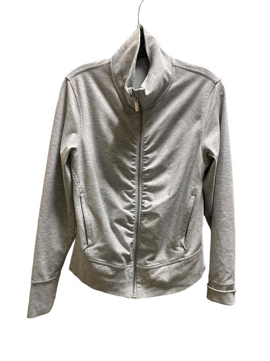 Athletic Jacket By Lululemon In Grey, Size: 10