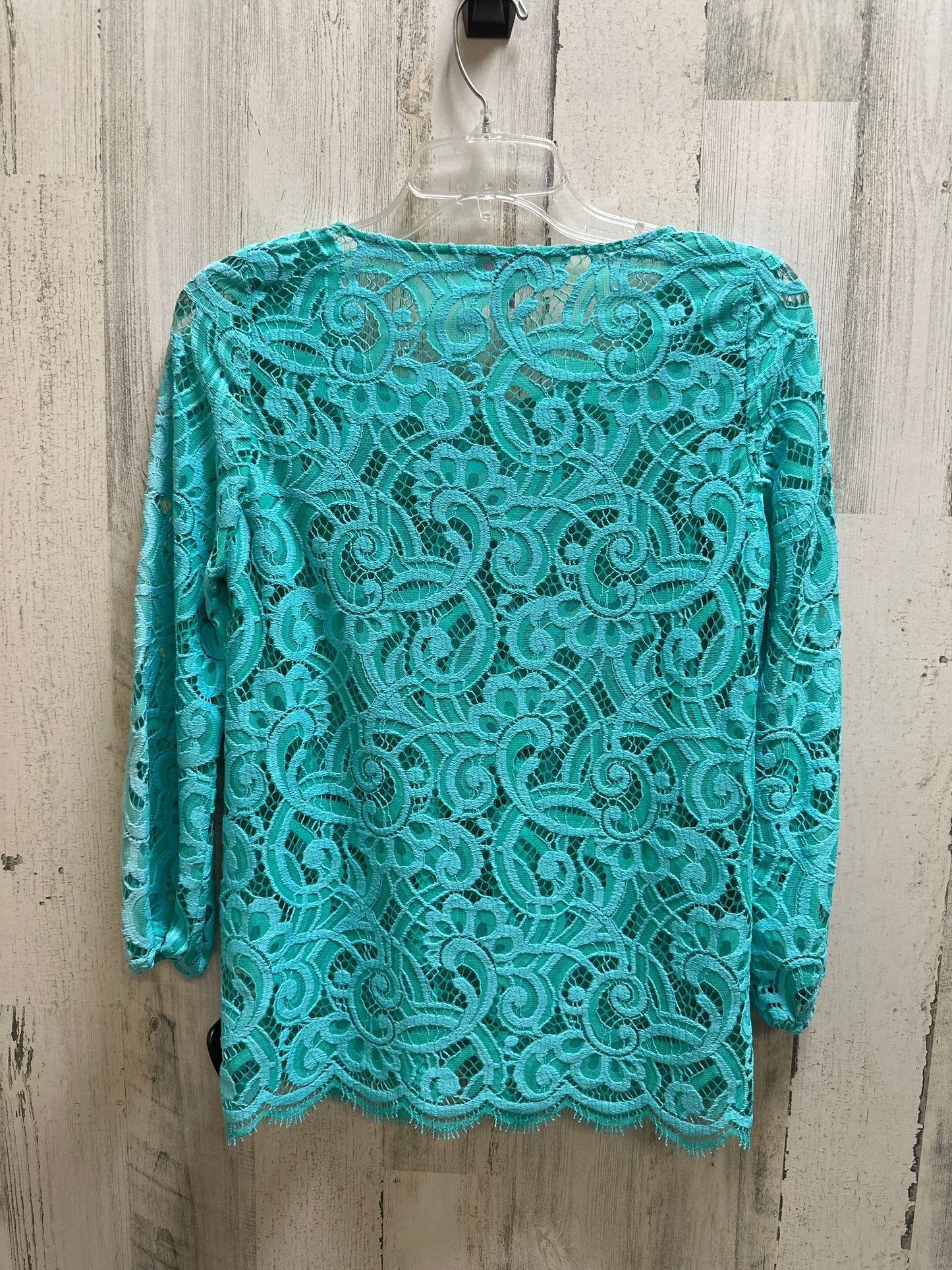 Green Top Short Sleeve Lilly Pulitzer, Size Xs