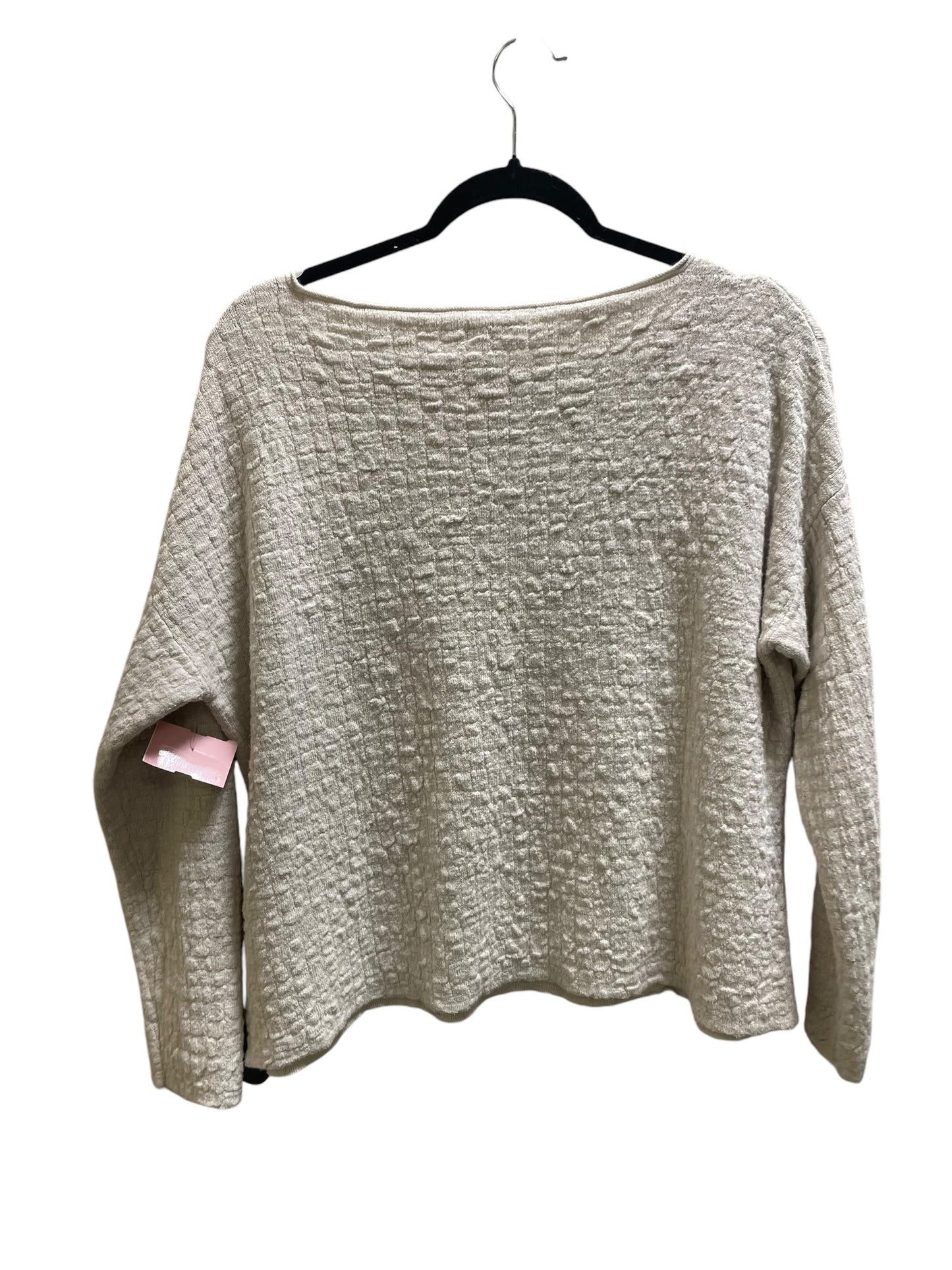 Sweater By Eileen Fisher In Tan, Size: S