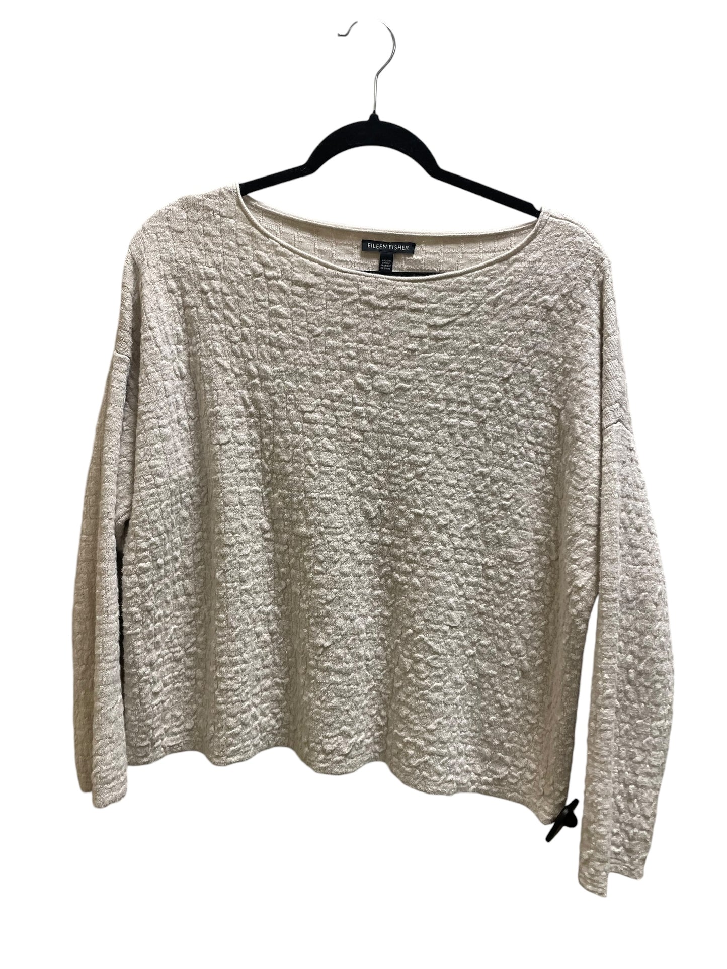 Sweater By Eileen Fisher In Tan, Size: S