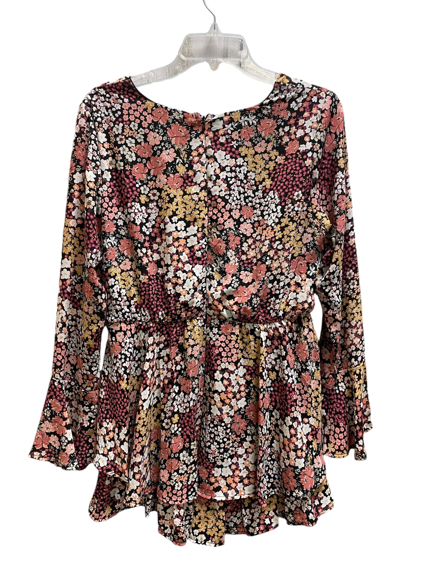 Dress Casual Short By Mi Ami In Floral Print, Size: L