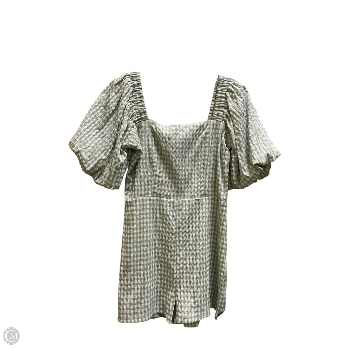 Dress Casual Short By Clothes Mentor In Checkered Pattern, Size: M