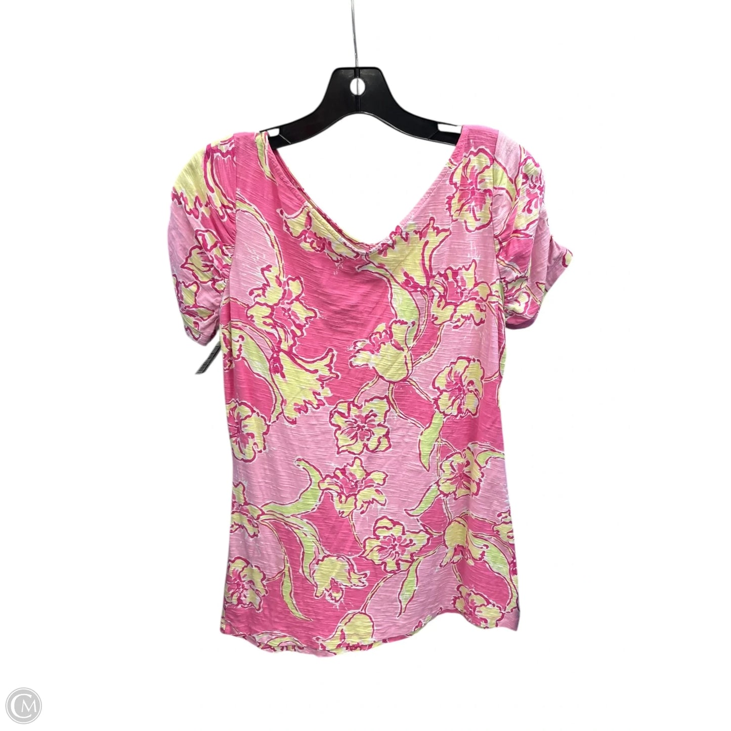 Top Sleeveless Designer By Lilly Pulitzer In Pink, Size: L