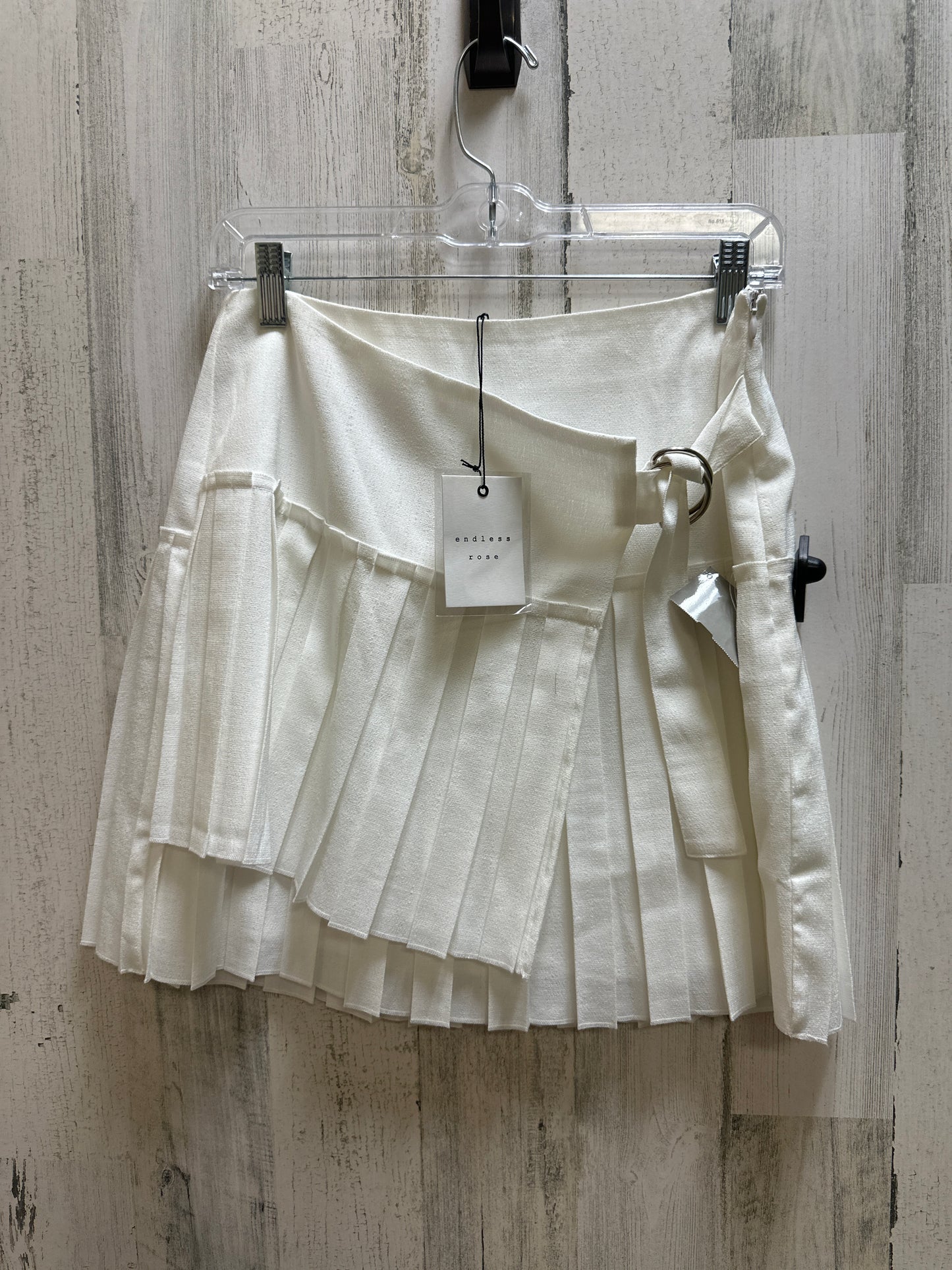 White Skirt Mini & Short Endless Rose , Size M