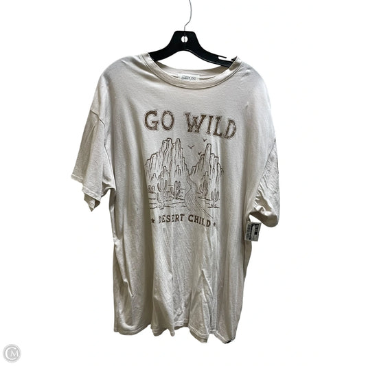 Top Short Sleeve By Clothes Mentor In Pink, Size: L