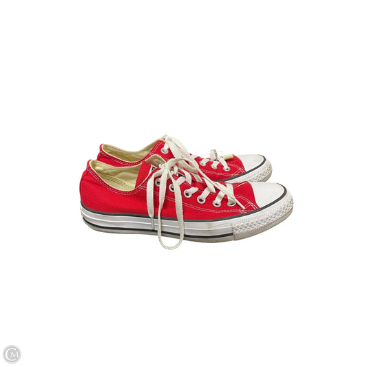 Shoes Sneakers By Converse In Red, Size: 8