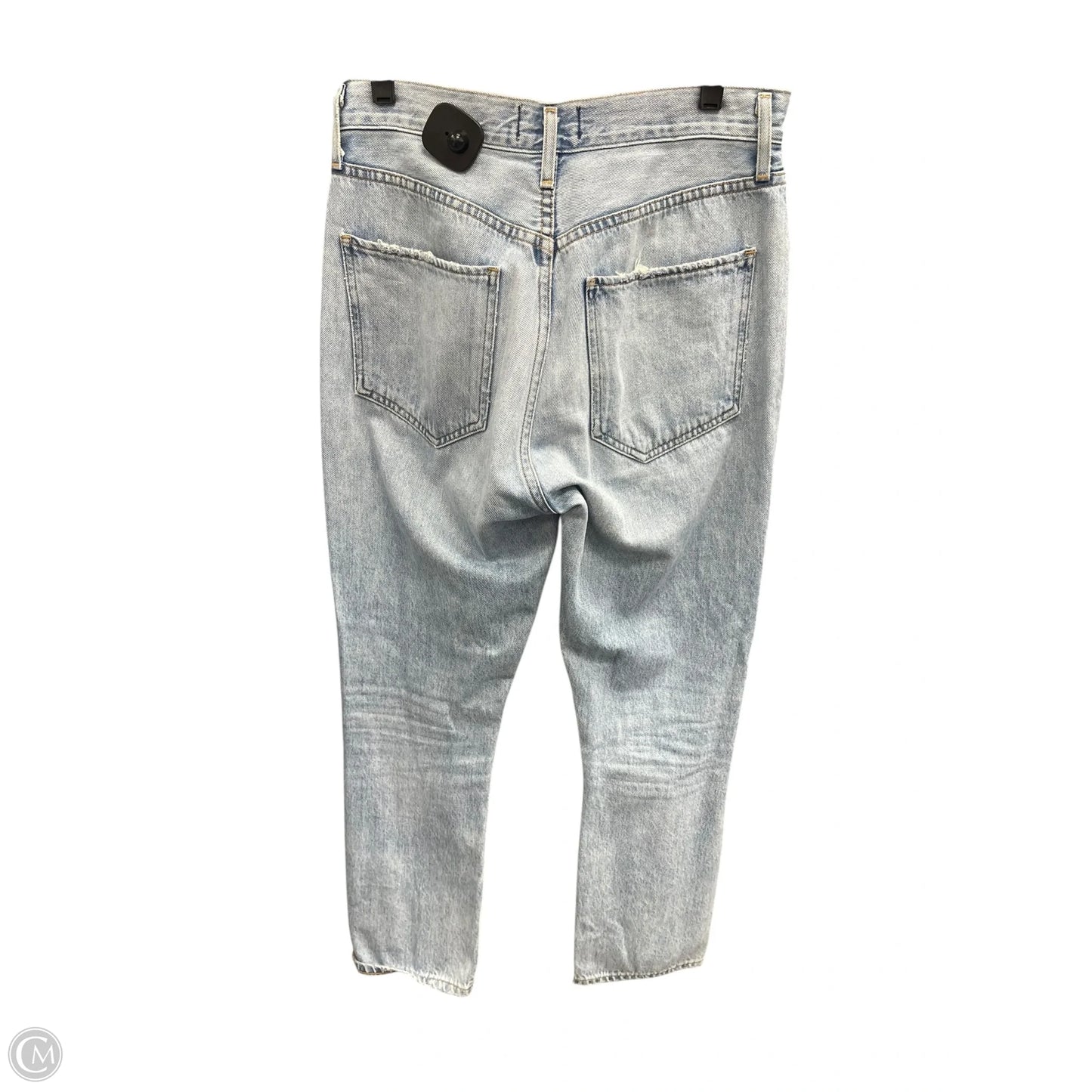 Jeans Straight By Agolde In Blue Denim, Size: 2