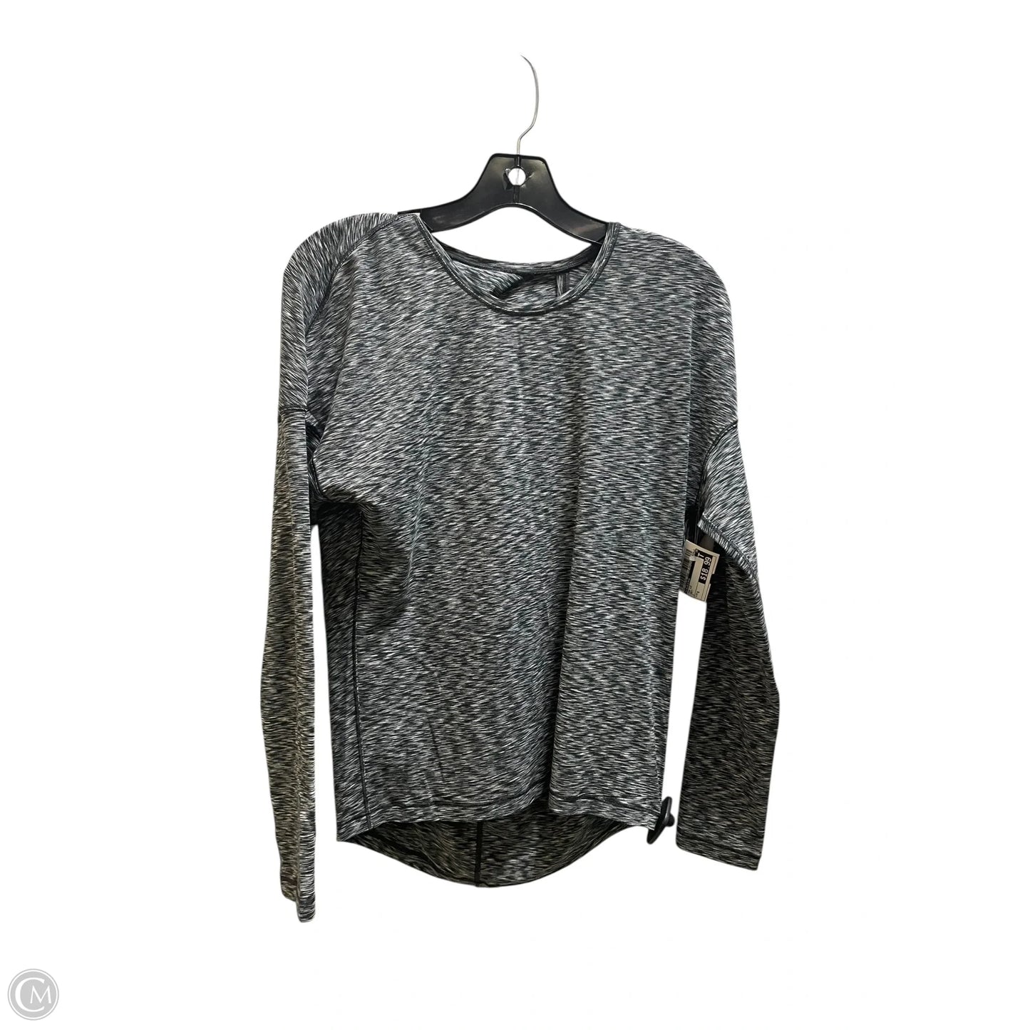 Top Long Sleeve By Lululemon In Grey, Size: S