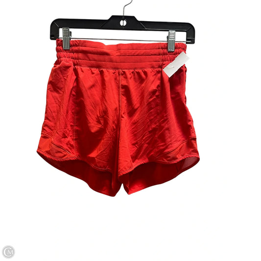Athletic Shorts By Lululemon In Red, Size: 6