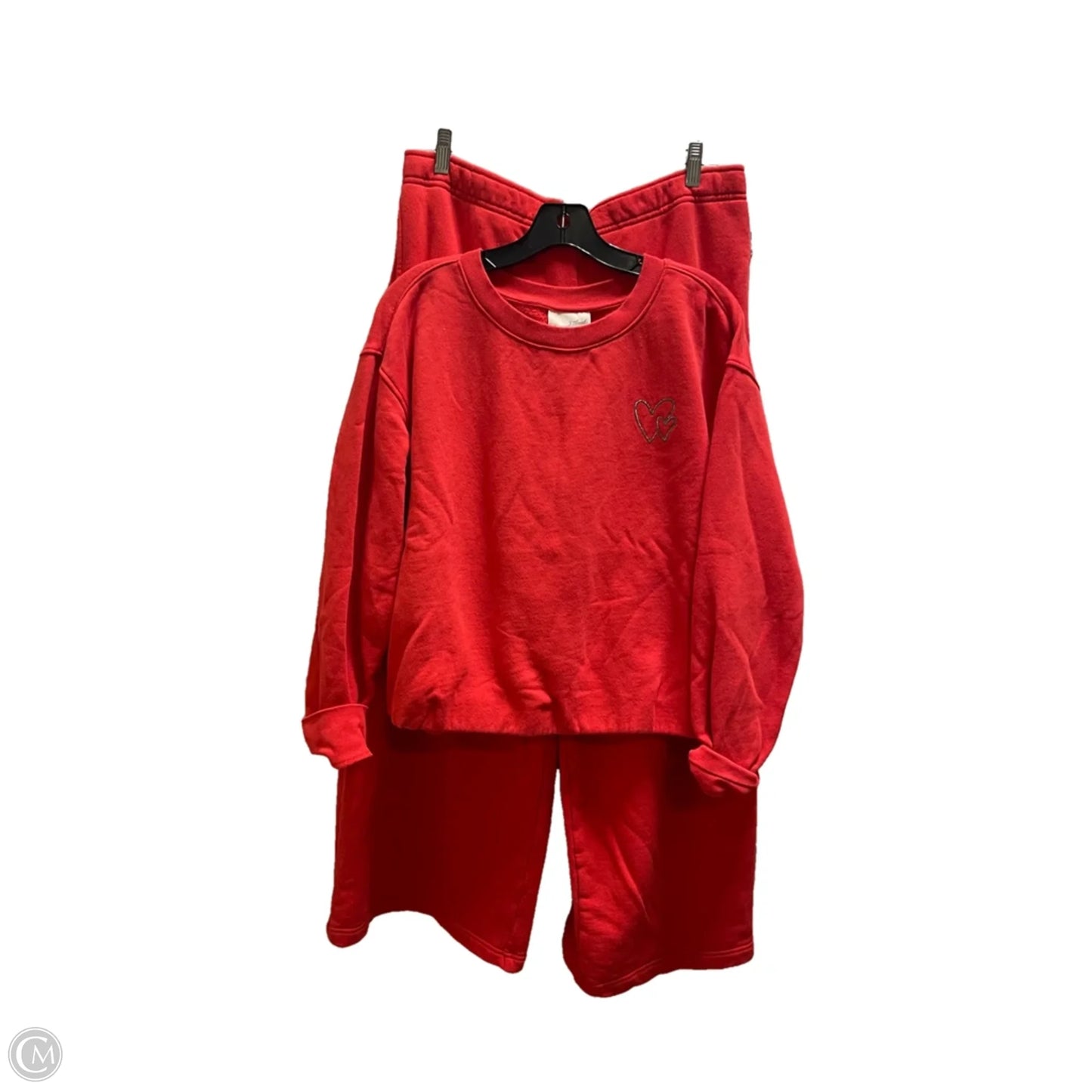Pants Set 2pc By Universal Thread In Red, Size: L