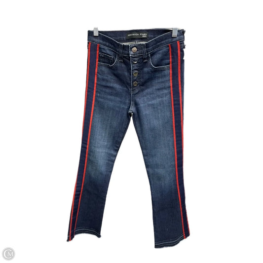 Jeans Skinny By Veronica Beard In Blue Denim, Size: 0