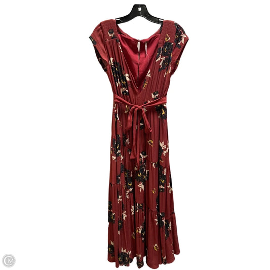 Dress Casual Maxi By Free People In Red, Size: Xs