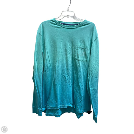Top Long Sleeve By Vineyard Vines In Blue, Size: Xl