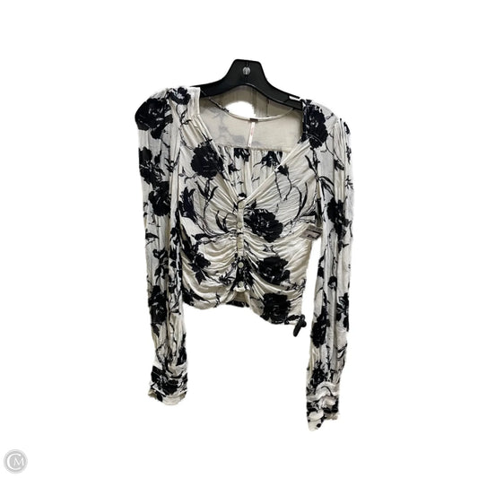 Top Long Sleeve By Free People In White, Size: Xs