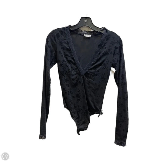 Top Long Sleeve By Free People In Black, Size: Xs