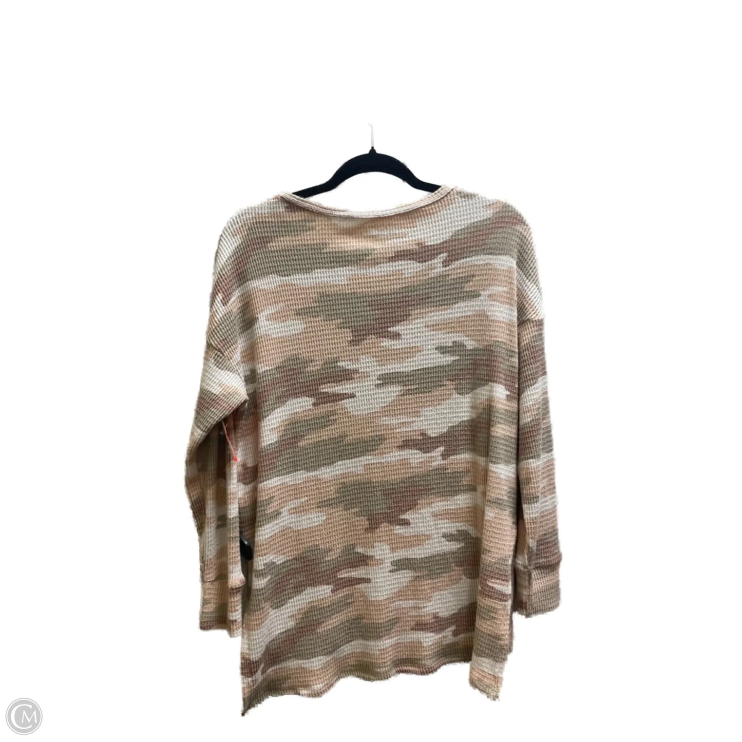 Top Long Sleeve By American Eagle In Pink, Size: Xs