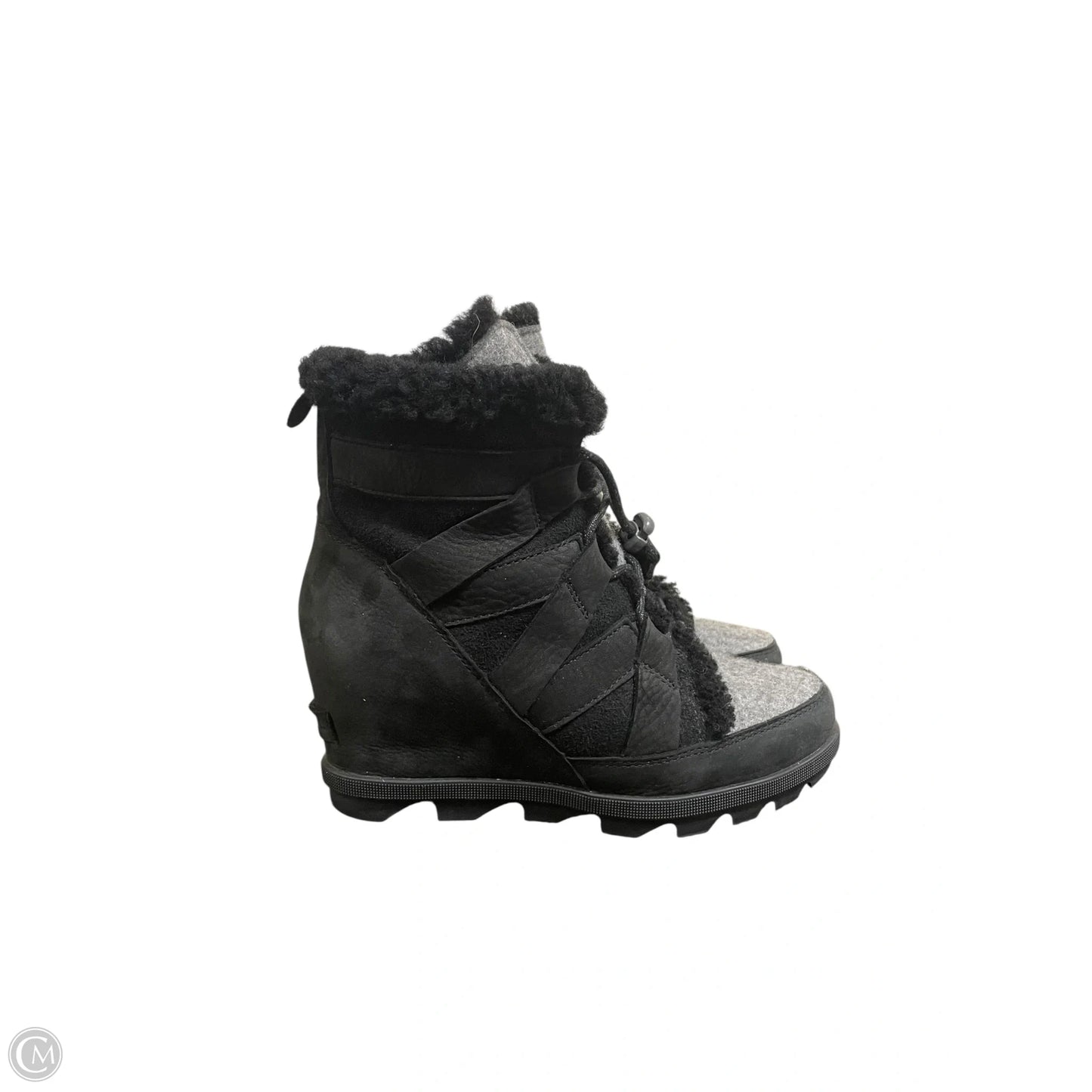 Boots Ankle Heels By Sorel In Black, Size: 8
