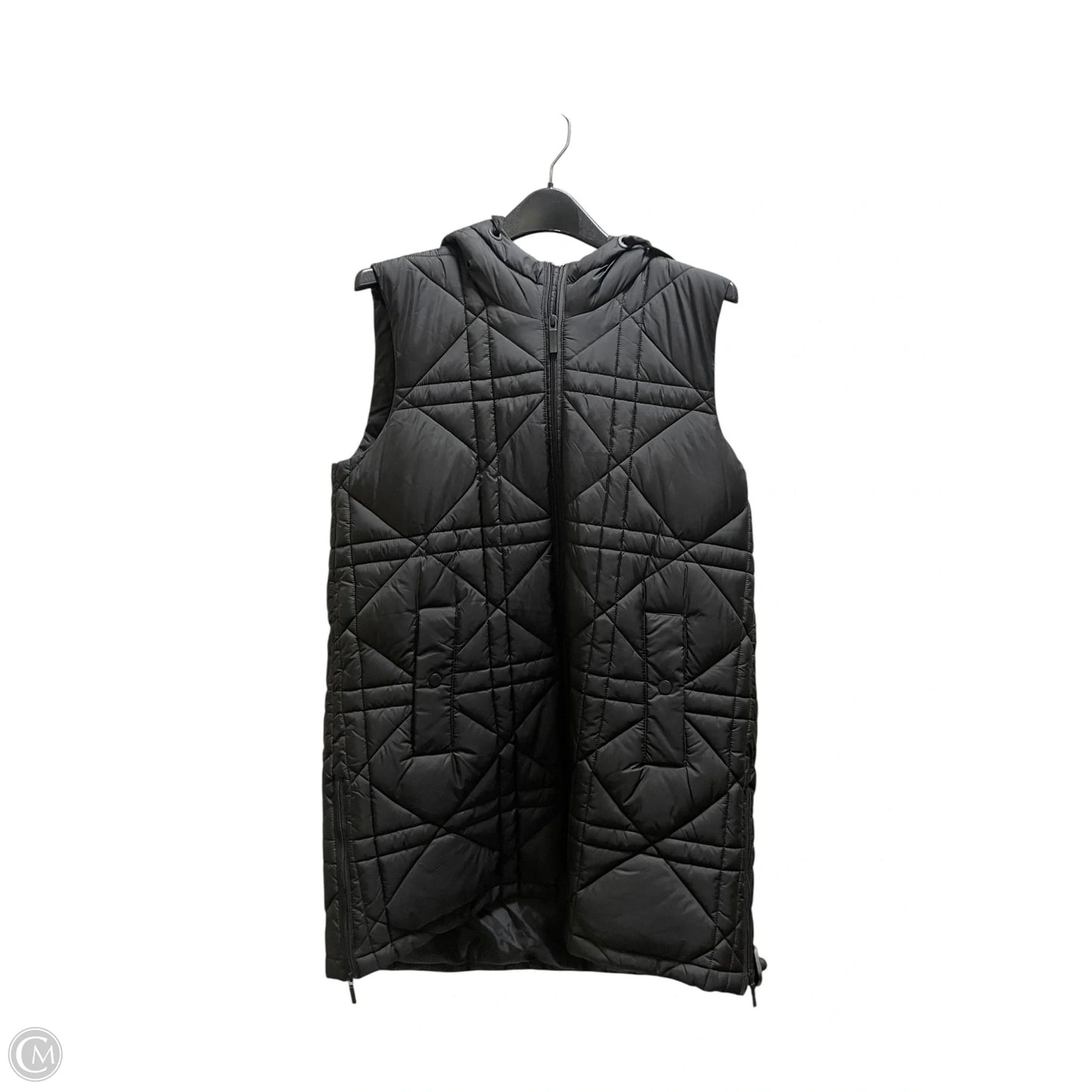 Vest Puffer & Quilted By Weatherproof In Black, Size: M