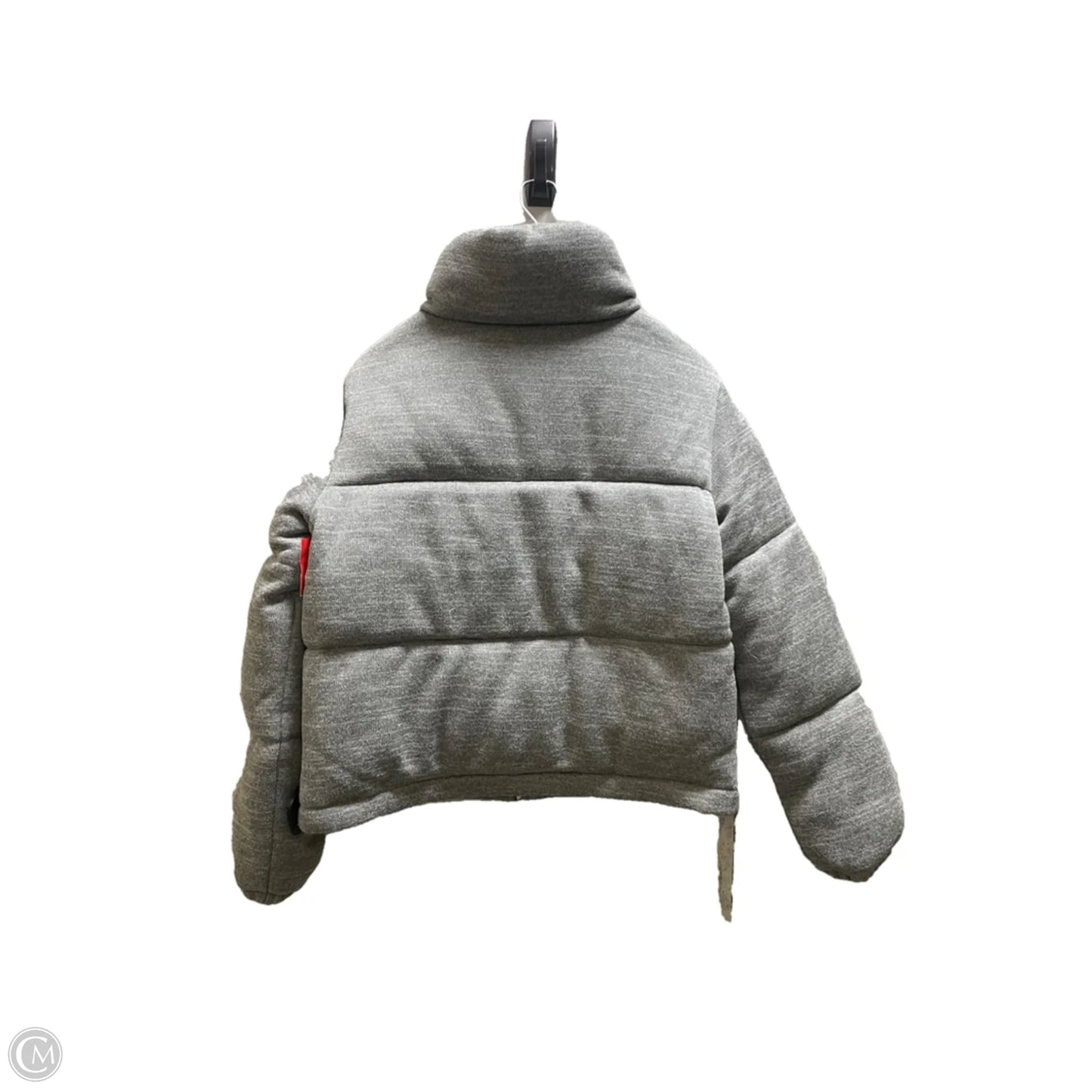 Jacket Puffer & Quilted By Gap In Grey, Size: S