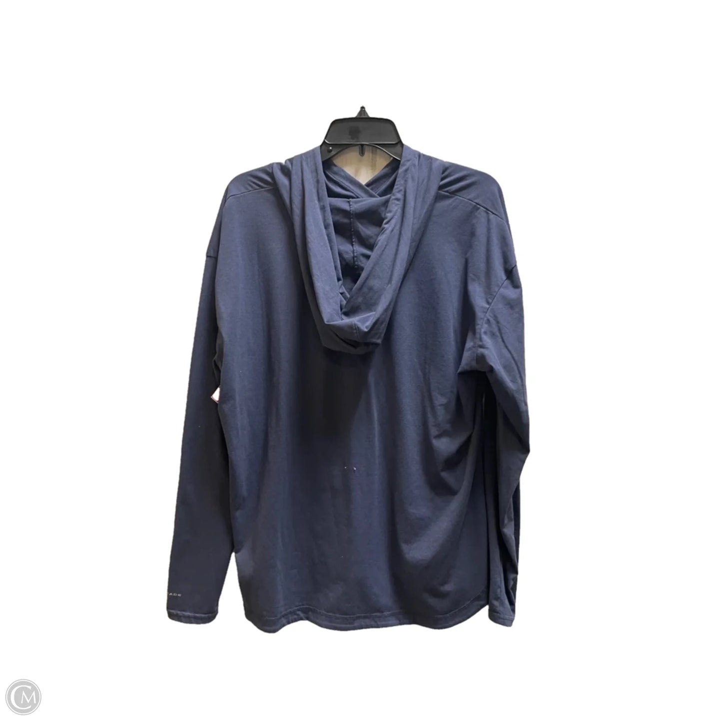 Top Long Sleeve By Columbia In Blue, Size: 2x