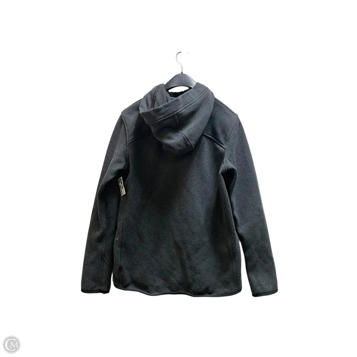 Athletic Sweatshirt Hoodie By Lululemon In Grey, Size: 8