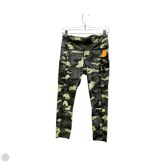 Athletic Leggings By Lululemon In Camouflage Print, Size: 8