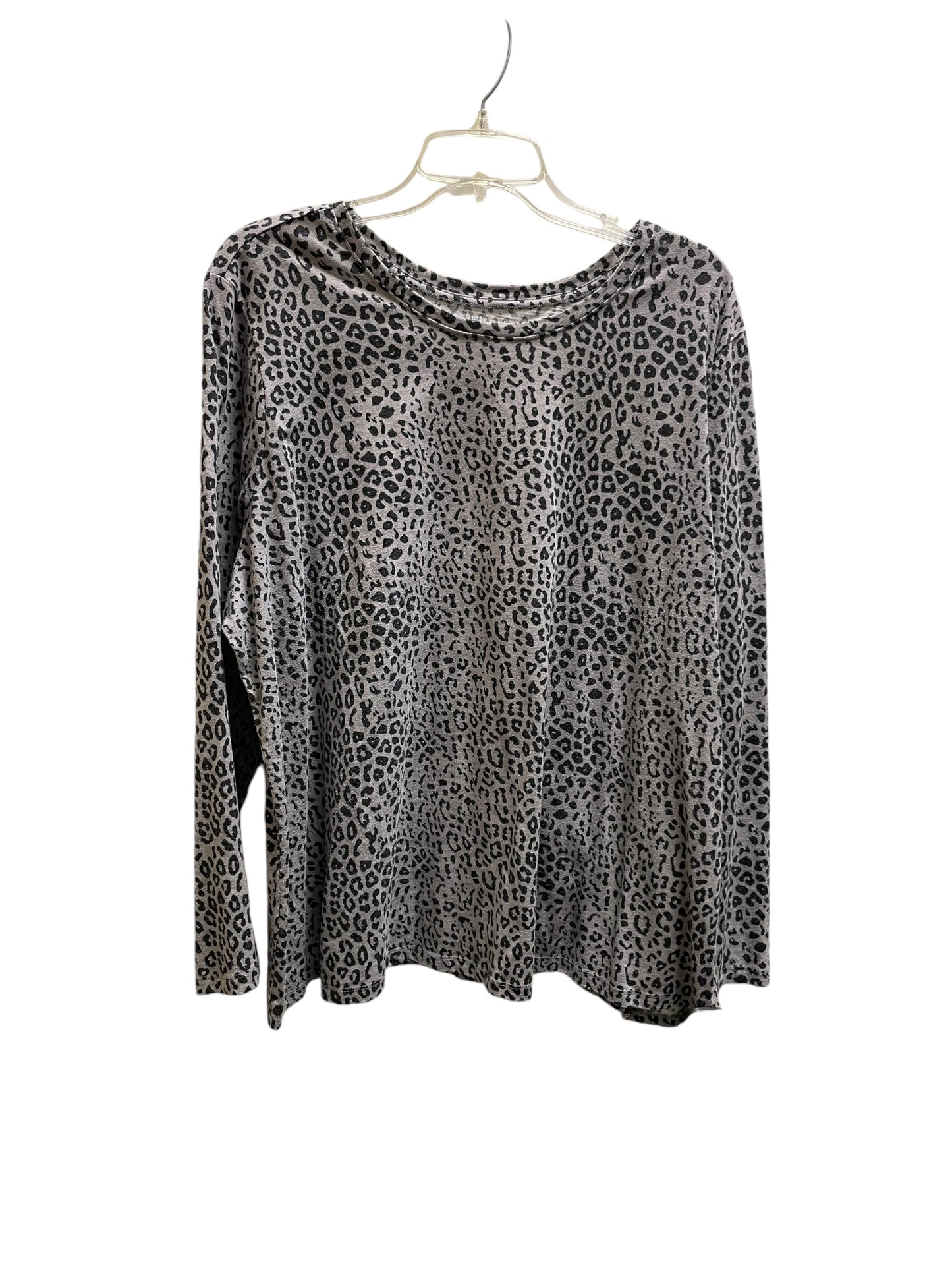 Top Long Sleeve By Lane Bryant In Grey, Size: 3x