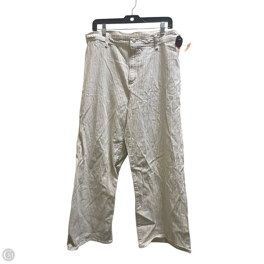 Jeans Straight By Universal Thread In Tan, Size: 14