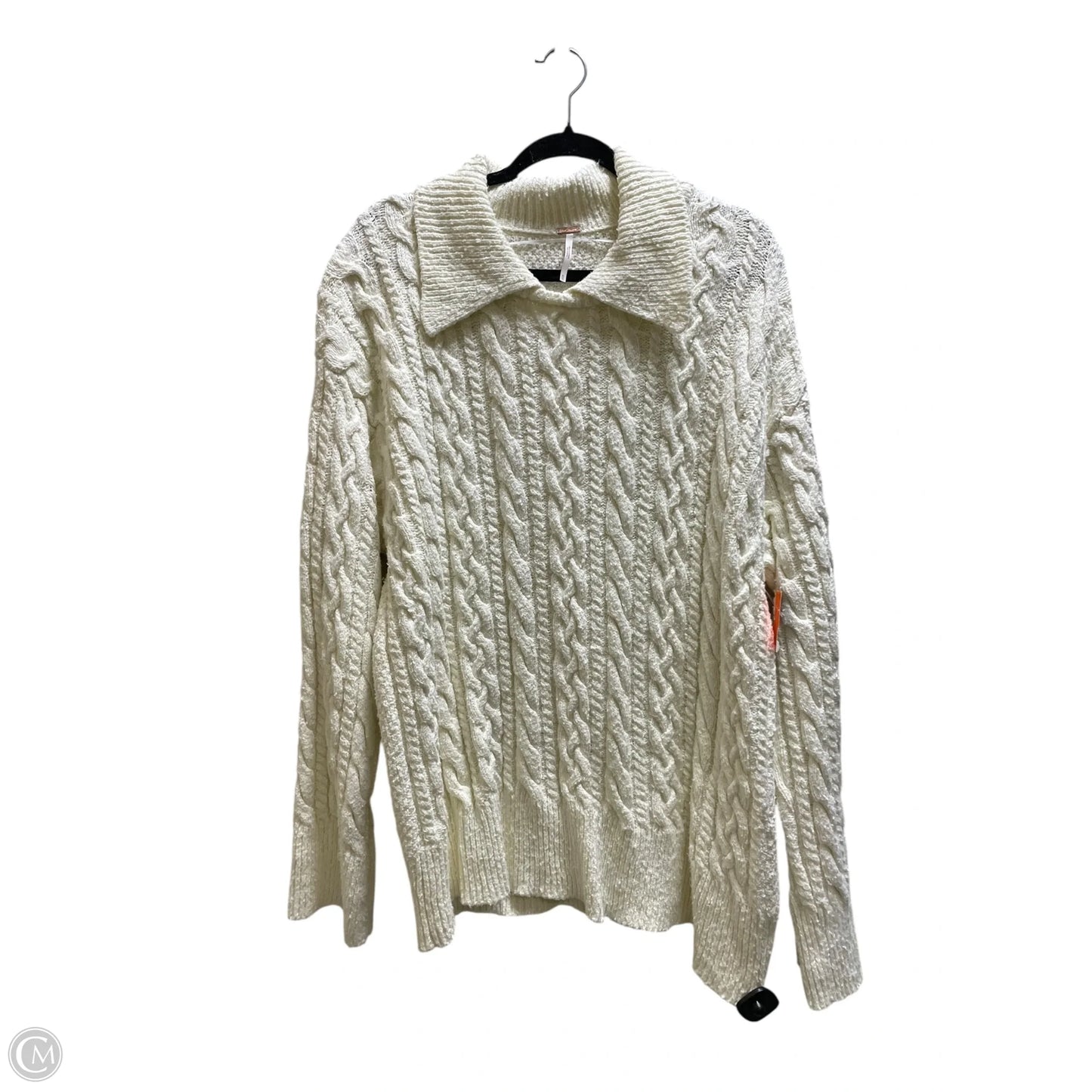 Sweater By Free People In Cream, Size: Xl