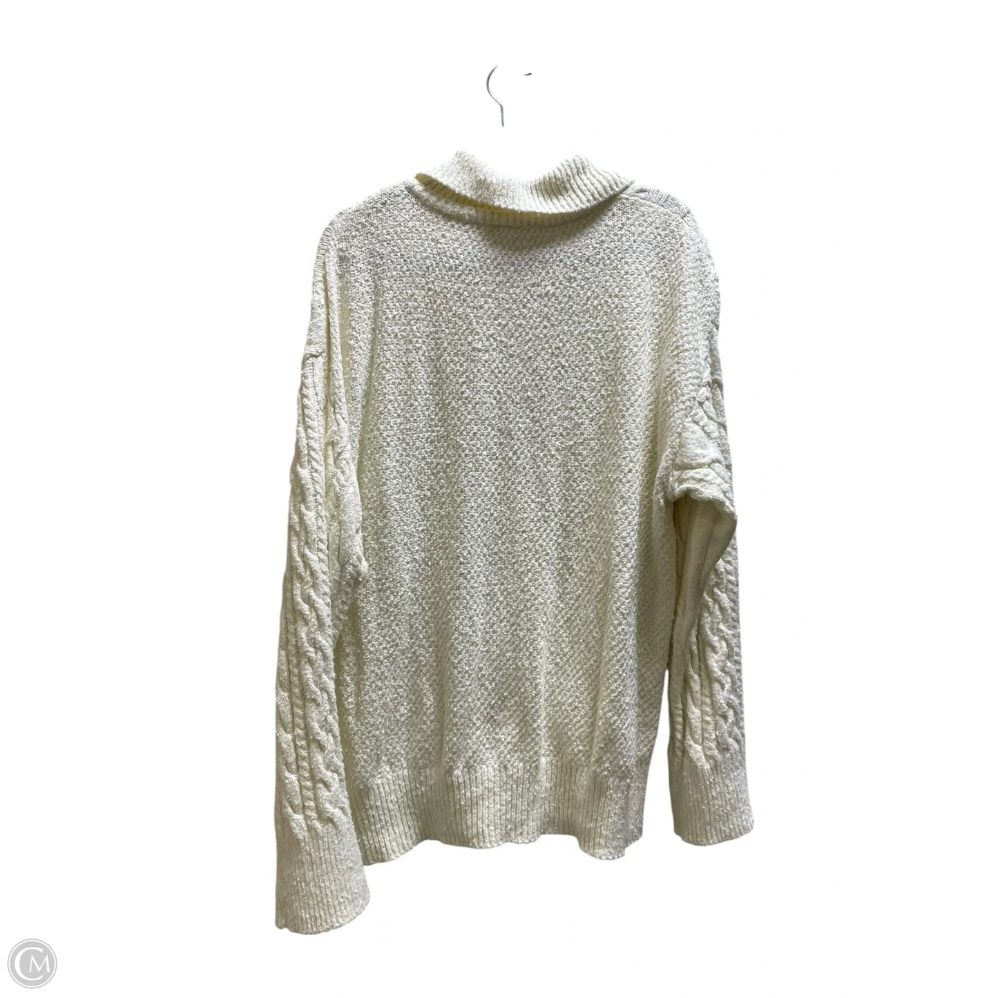 Sweater By Free People In Cream, Size: Xl