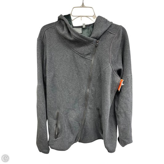 Athletic Jacket By Athleta In Grey, Size: Xl