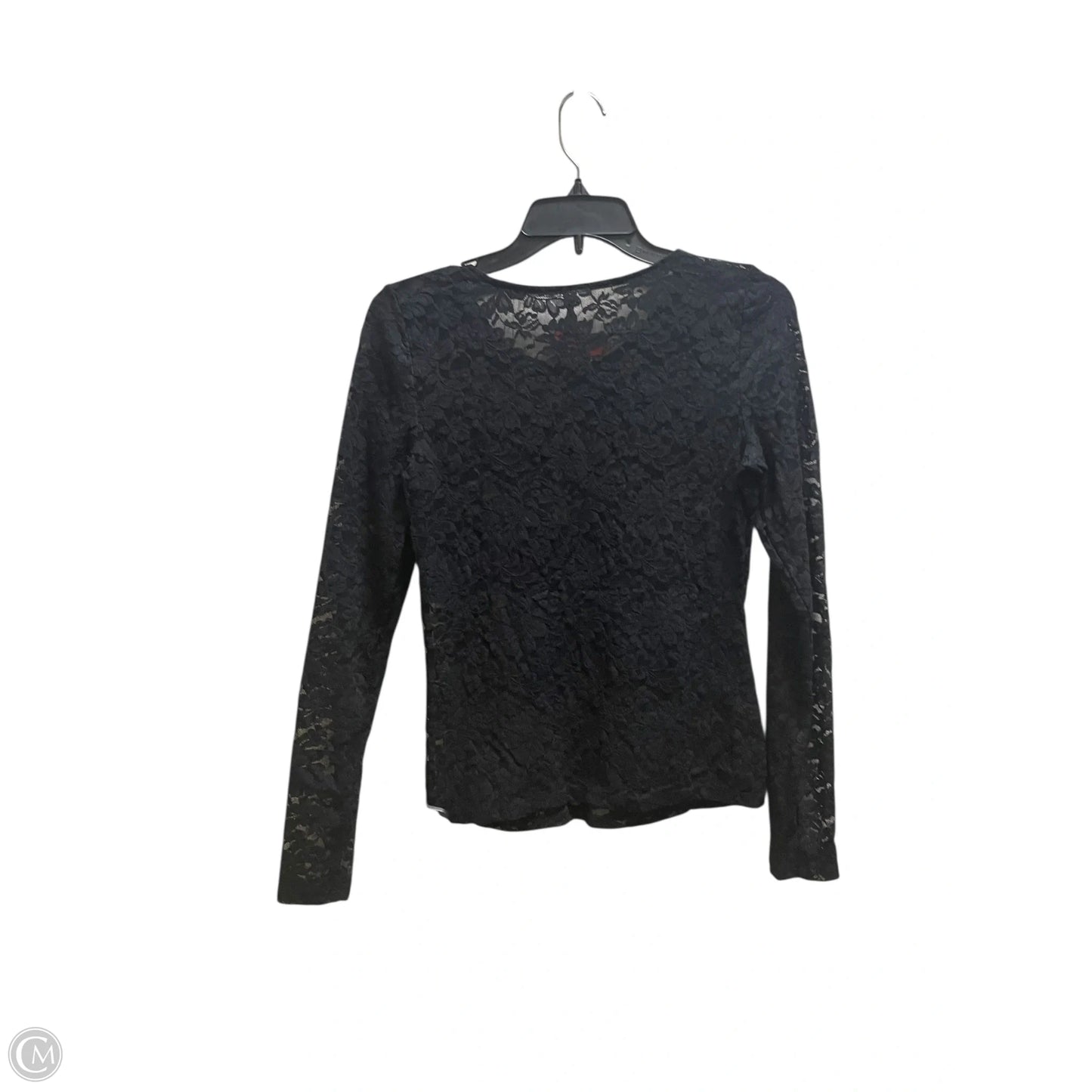 Top Long Sleeve By Anthropologie In Black, Size: S