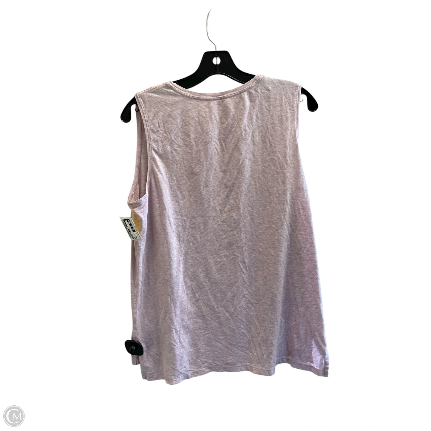 Athletic Tank Top By Lululemon In Pink, Size: M