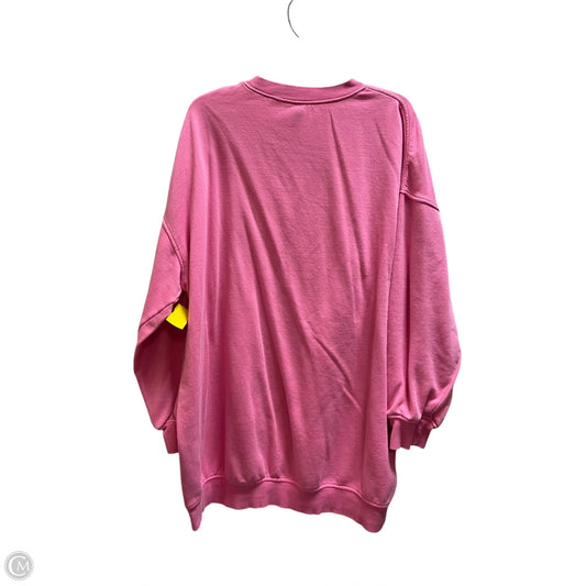 Sweatshirt Crewneck By Divided In Pink, Size: Xl