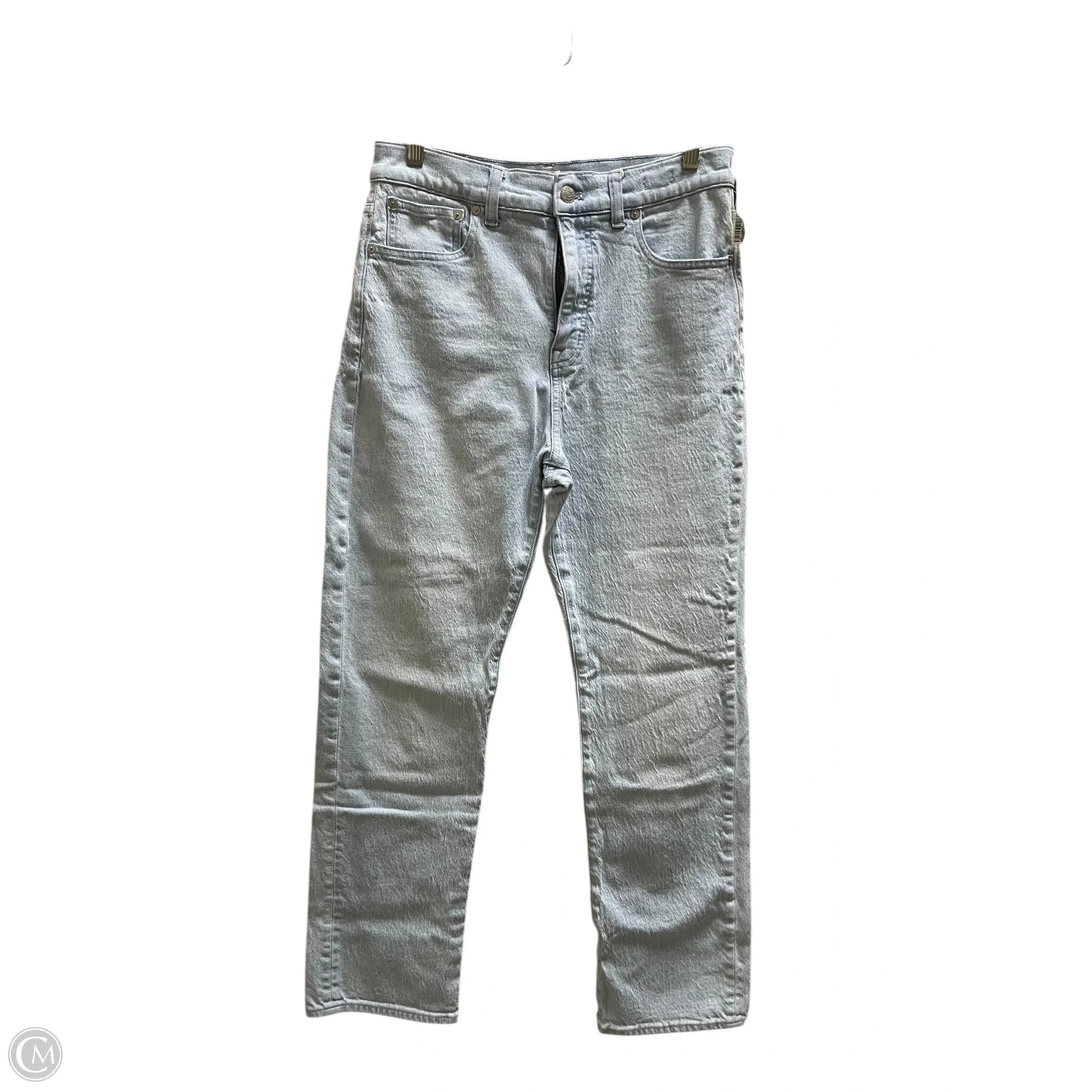 Jeans Straight By Madewell In Blue Denim, Size: 6