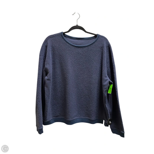 Sweatshirt Collar By Patagonia In Navy, Size: L