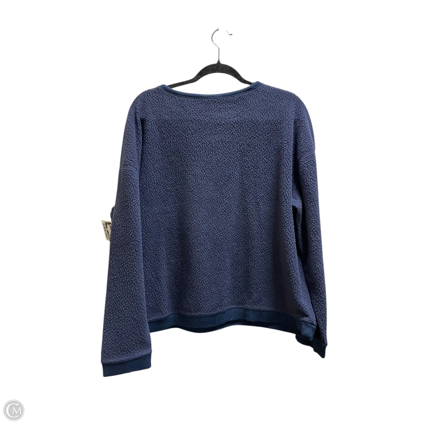 Sweatshirt Collar By Patagonia In Navy, Size: L