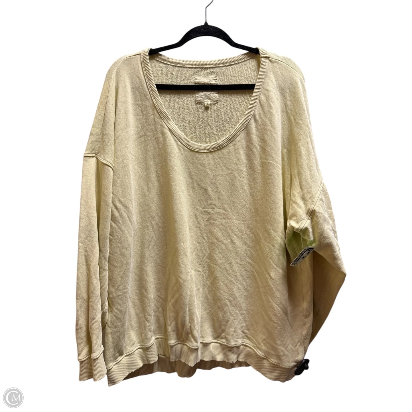 Sweatshirt Collar By Aerie In Yellow, Size: Xl