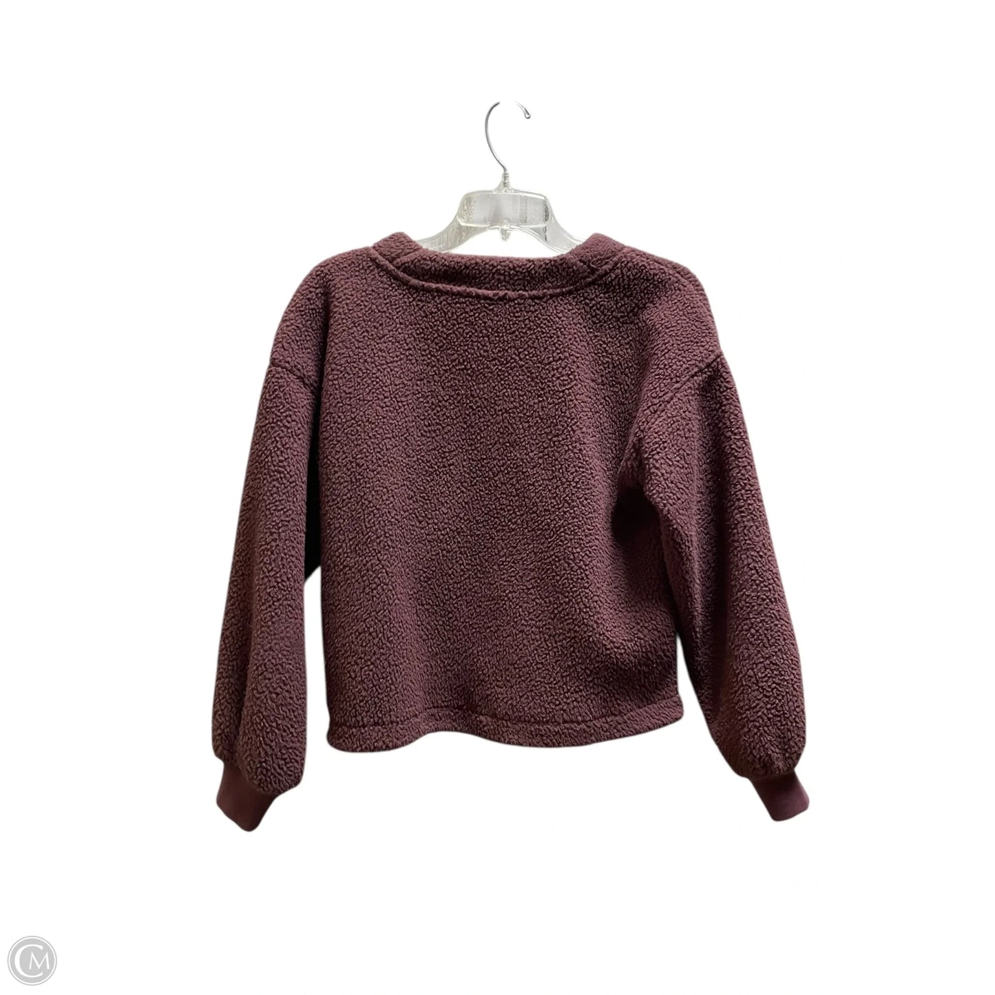 Cardigan By Madewell In Maroon, Size: Xs