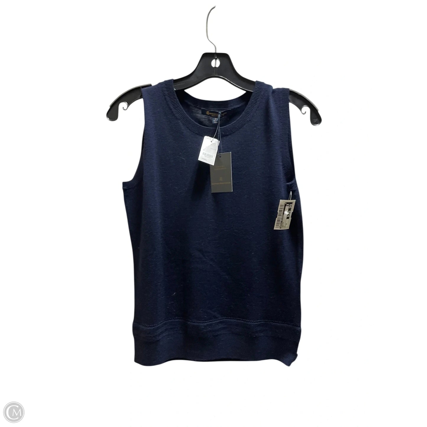 Sweater By Brooks Brothers In Navy, Size: Xs