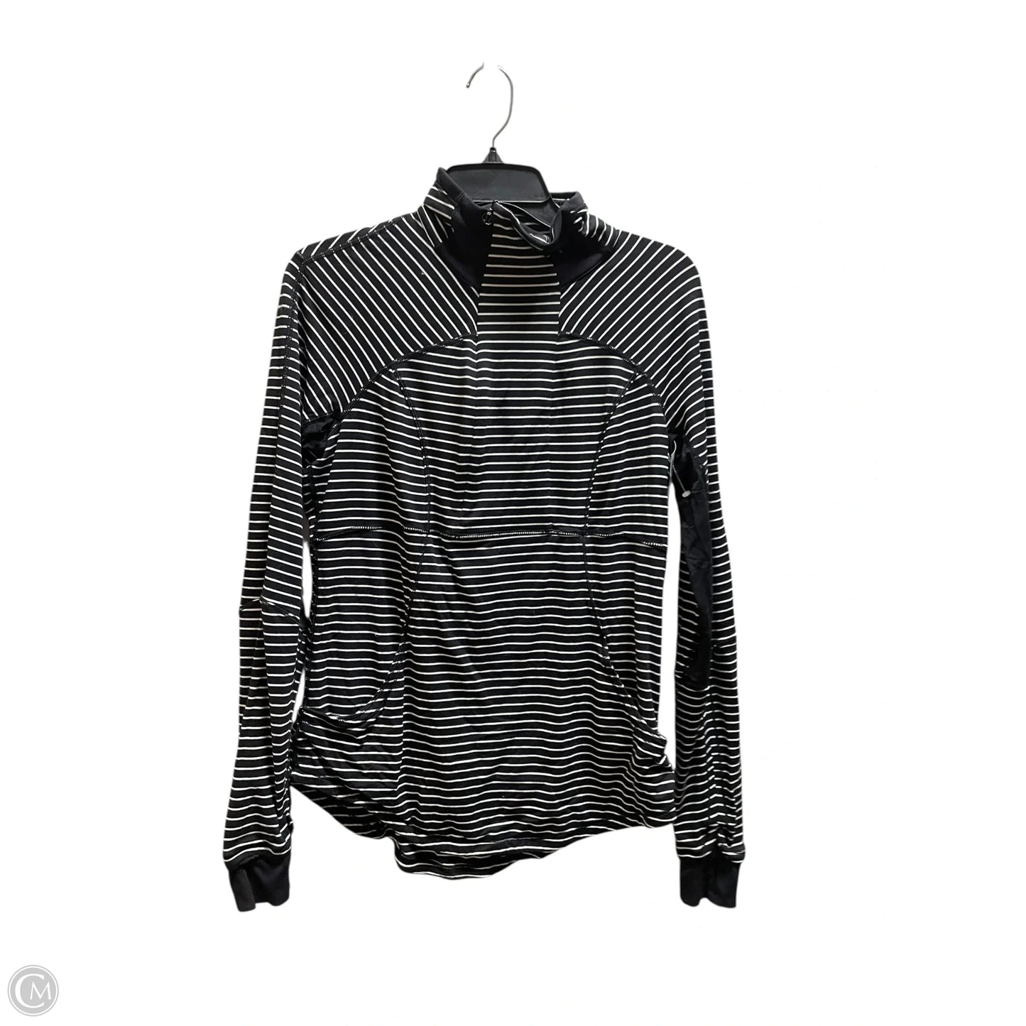 Athletic Jacket By Lululemon In Black, Size: M