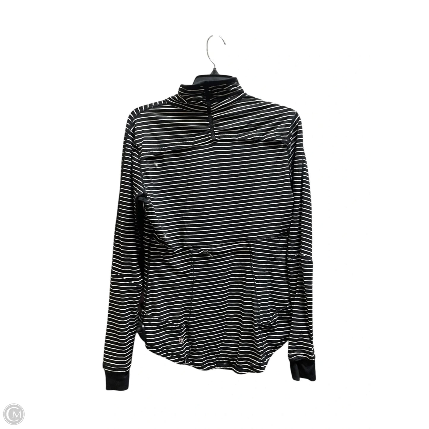 Athletic Jacket By Lululemon In Black, Size: M