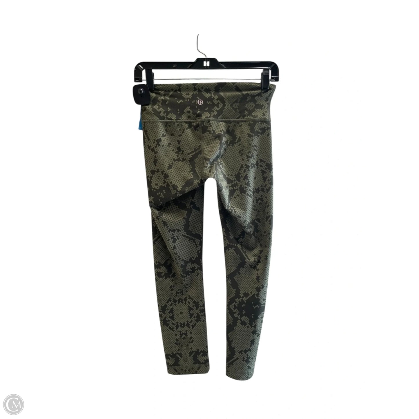 Athletic Leggings By Lululemon In Green, Size: 4