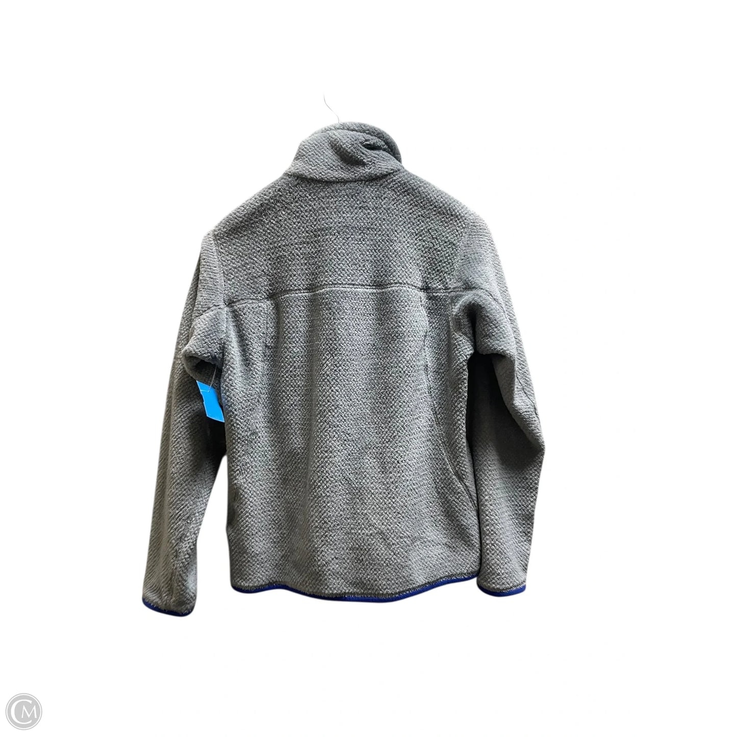 Sweatshirt Collar By Patagonia In Grey, Size: S