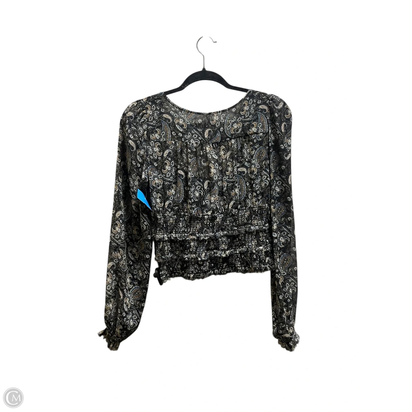 Top Long Sleeve By Free People In Black, Size: Xs