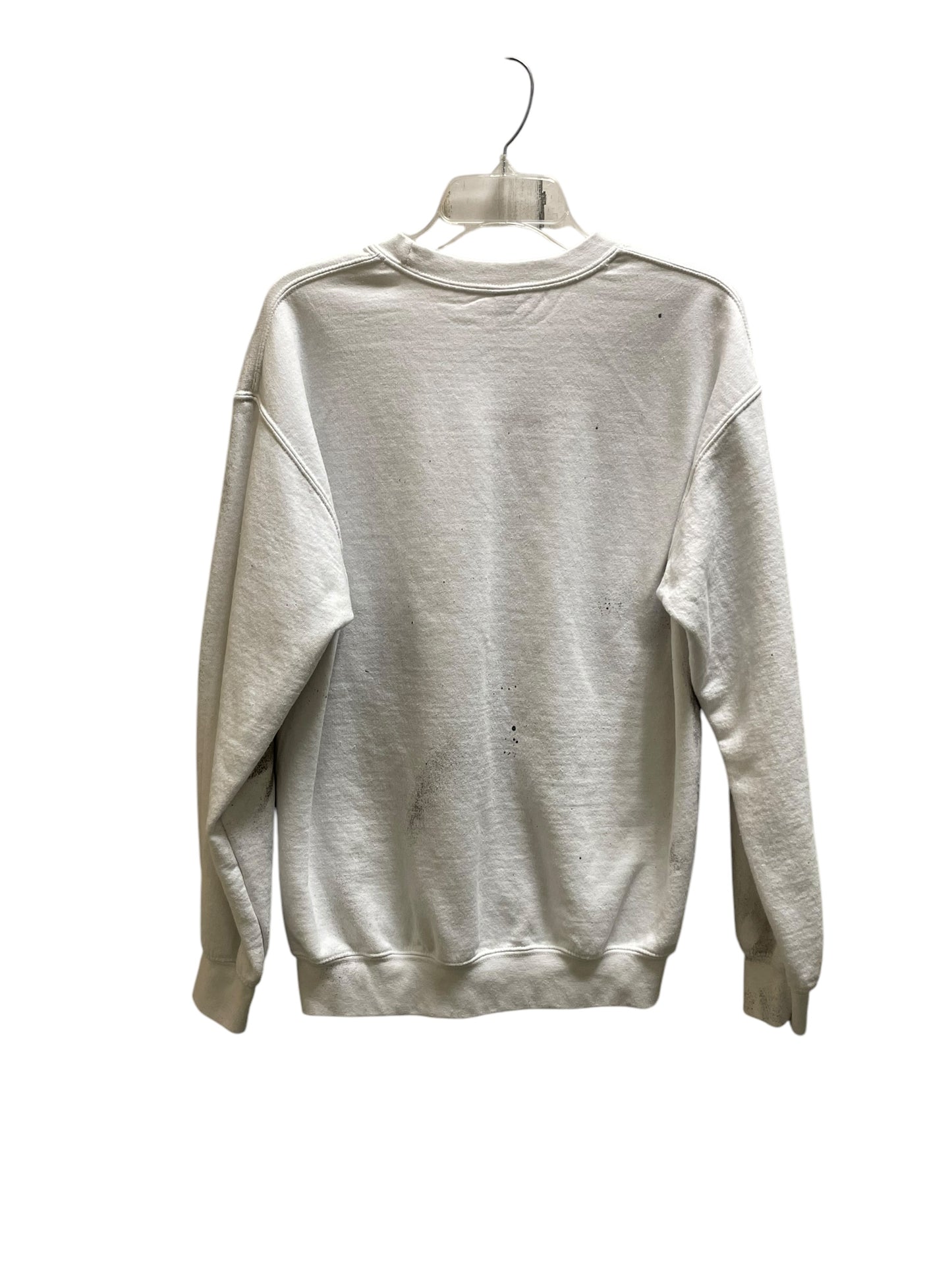 Sweatshirt Collar By Gildan In White, Size: M